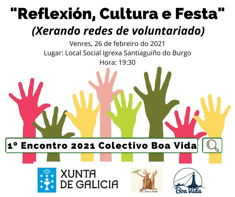 Cartel 1º Encontro 2021 Colectivo Boa Vida