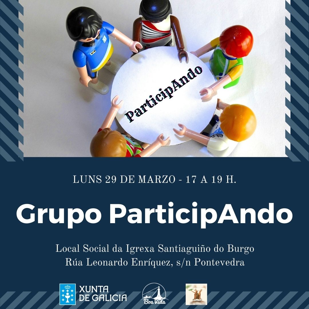 Cartel Grupo ParticipAndo 29 de marzo