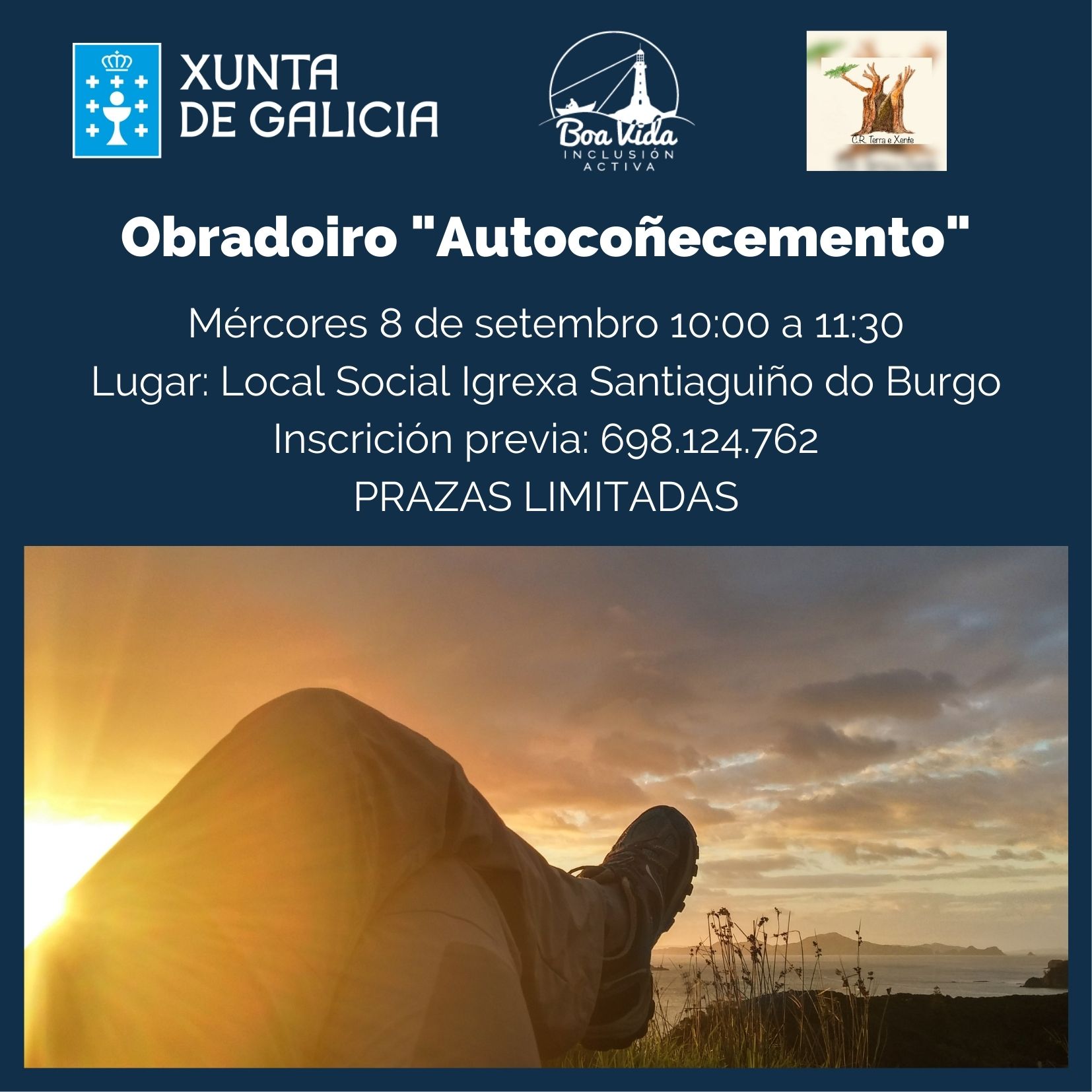 Cartel Obradoiro 'Autocoñecemento'