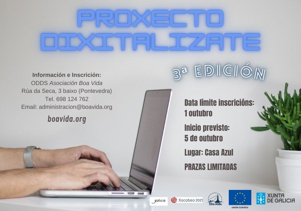 Cartel Proxecto Dixitalizate 3ª Edición