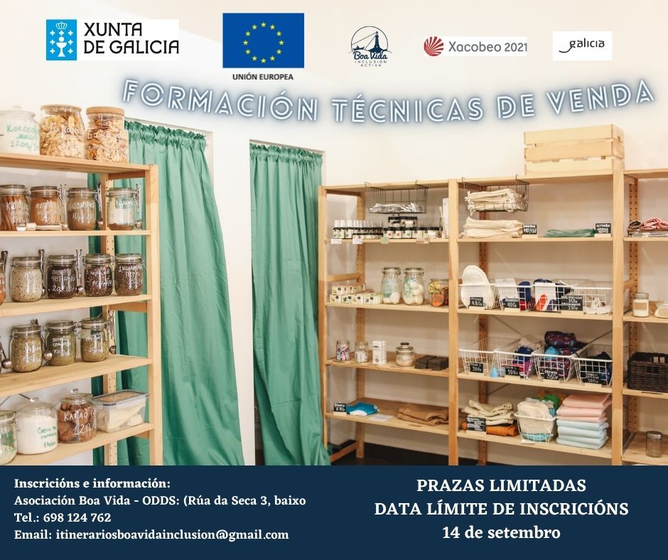 Cartel Formación Técnicas de Venda